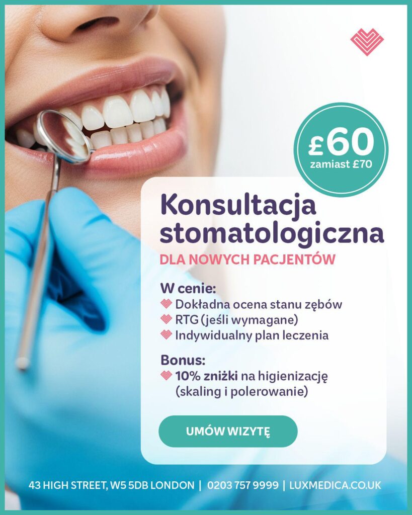 Konsultacja stomatologiczna luxmedica